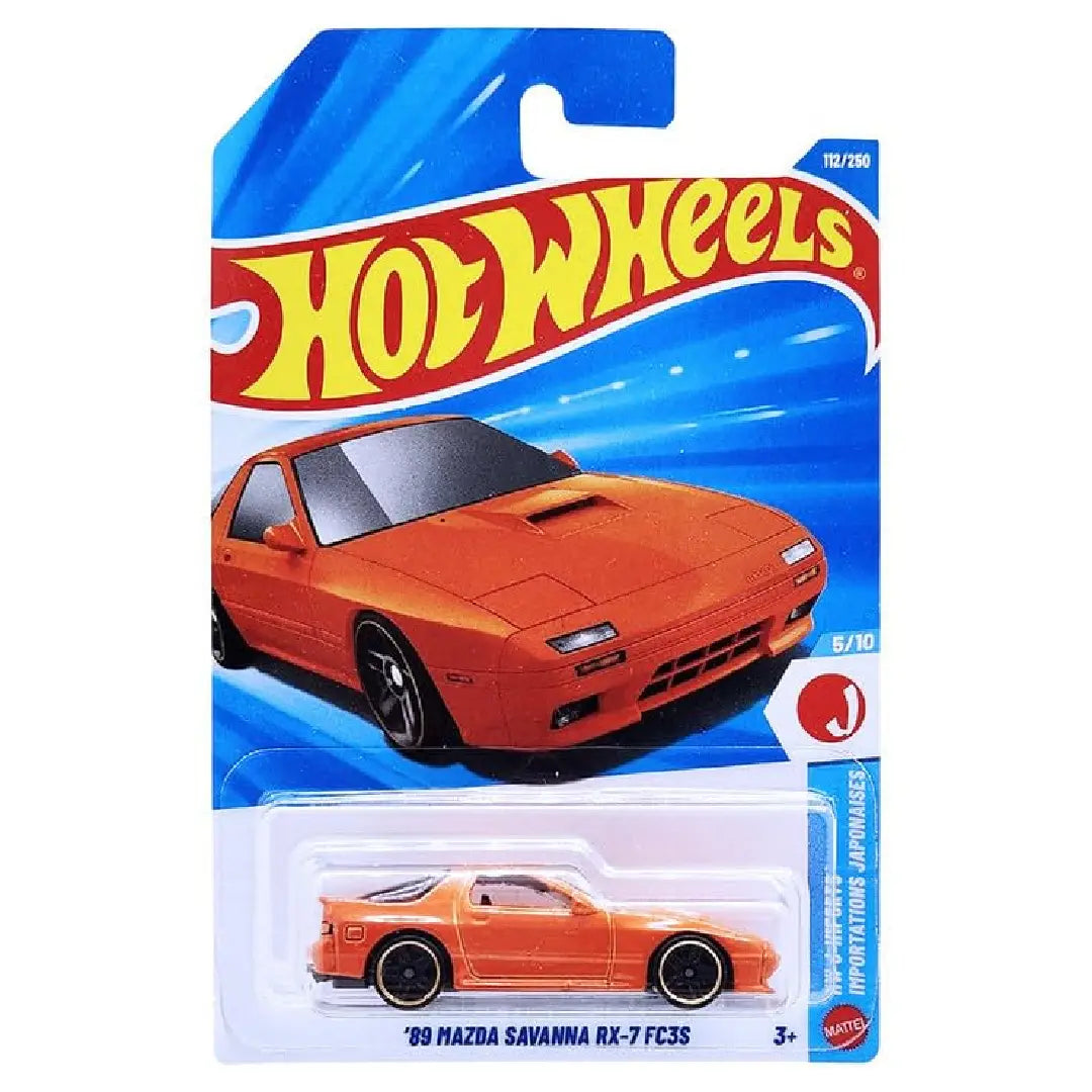 Hot Wheels '89 Mazda Savanna RX-7 FC3S Orange 112/250 1:64