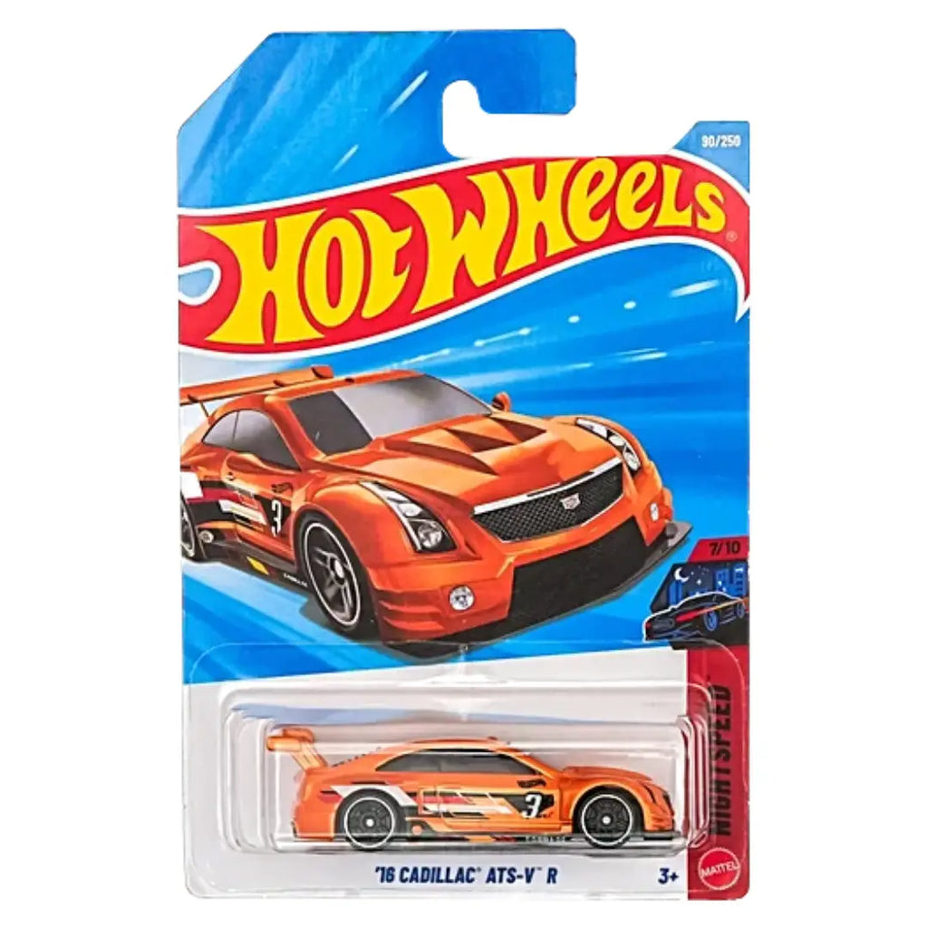Hot Wheels '16 Cadillac ATS-V R Orange HW Speed Graphics 1:64
