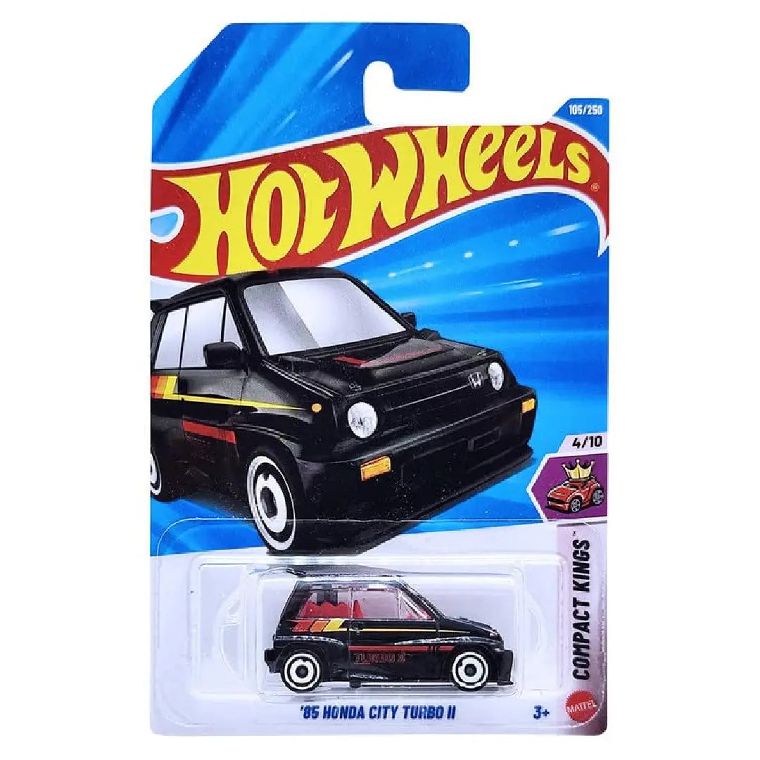 Hot Wheels '85 Honda City Turbo II Black 102/250 1:64