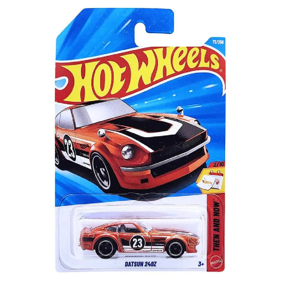 Hot Wheels Datsun 240Z Orange Then and Now 72/250 1:64