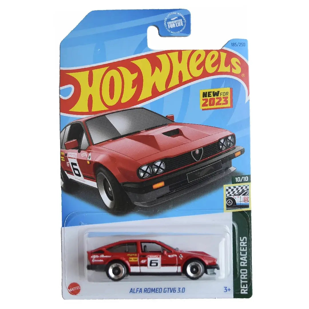 Hot Wheels Alfa Romeo GTV6 3.0 Red HW Retro Racers 185/250 1:64