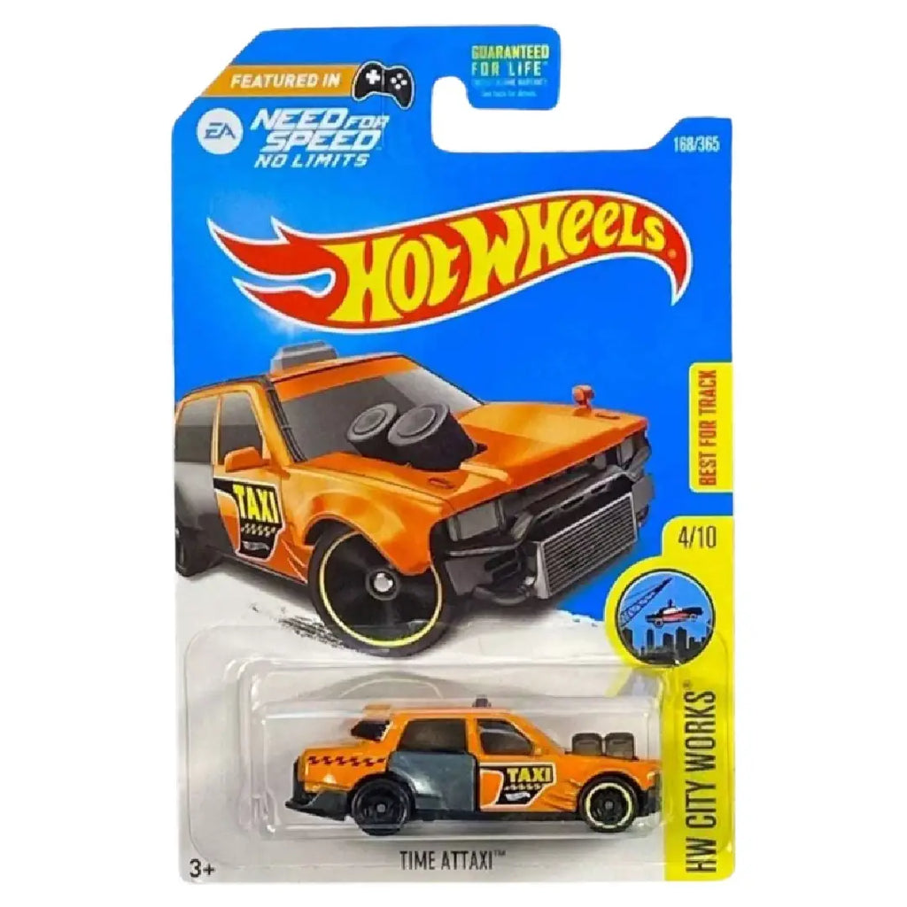 Hot Wheels Time Attaxi Orange NFS No Limits 168/365 1:64
