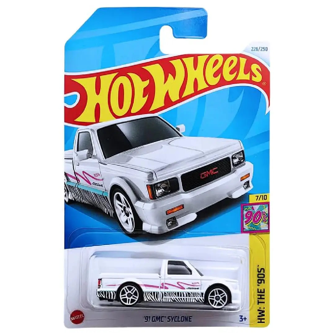 Hot Wheels '91 GMC Syclone White HW The '90s 1:64 Diecast
