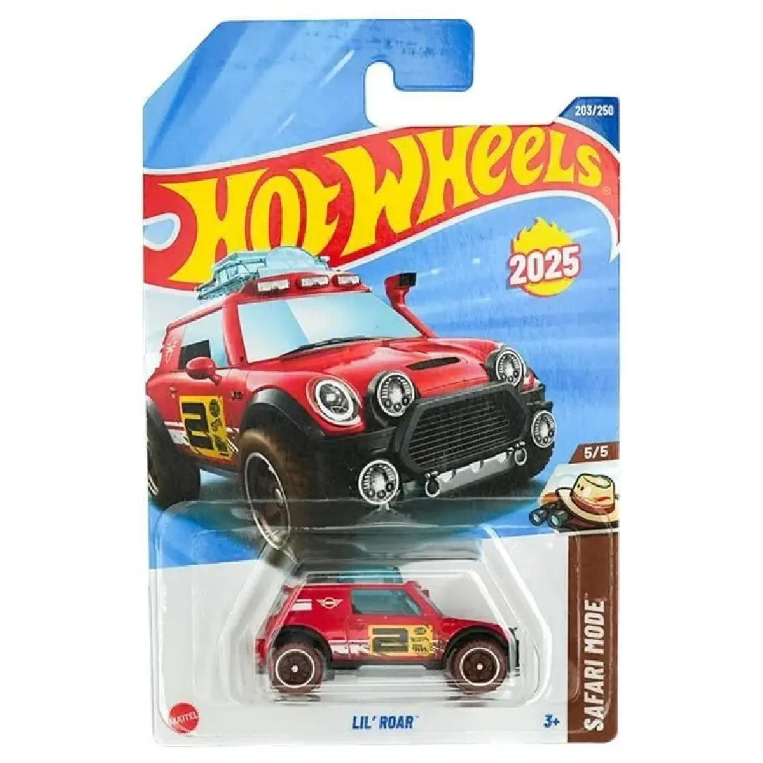 Hot Wheels Lil' Roar Red Safari Mode 2025 203/250 1:64