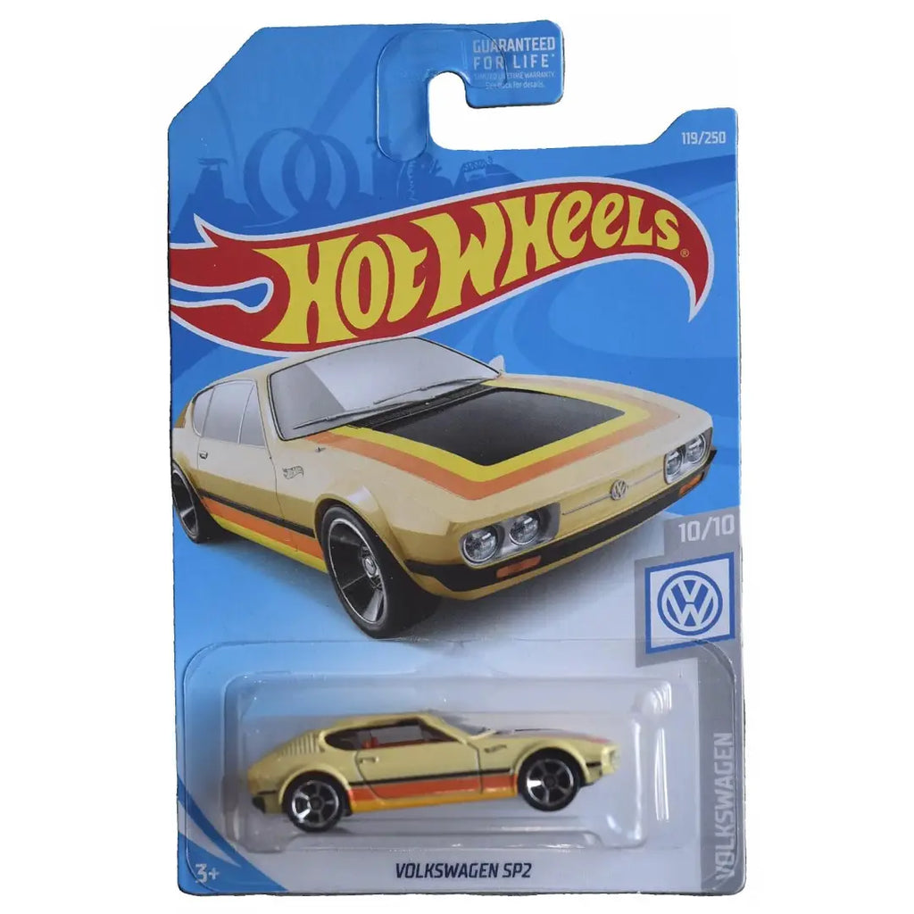 Hot Wheels Volkswagen SP2 Cream Yellow Volkswagen Series 119/250 1:64