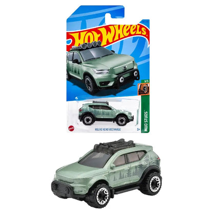 Hot Wheels Volvo XC40 Recharge Green Mud Studs 201/250 1:64