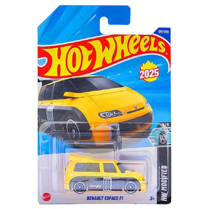 Hot Wheels Renault Espace F1 Yellow HW Modified 172/250 1:64