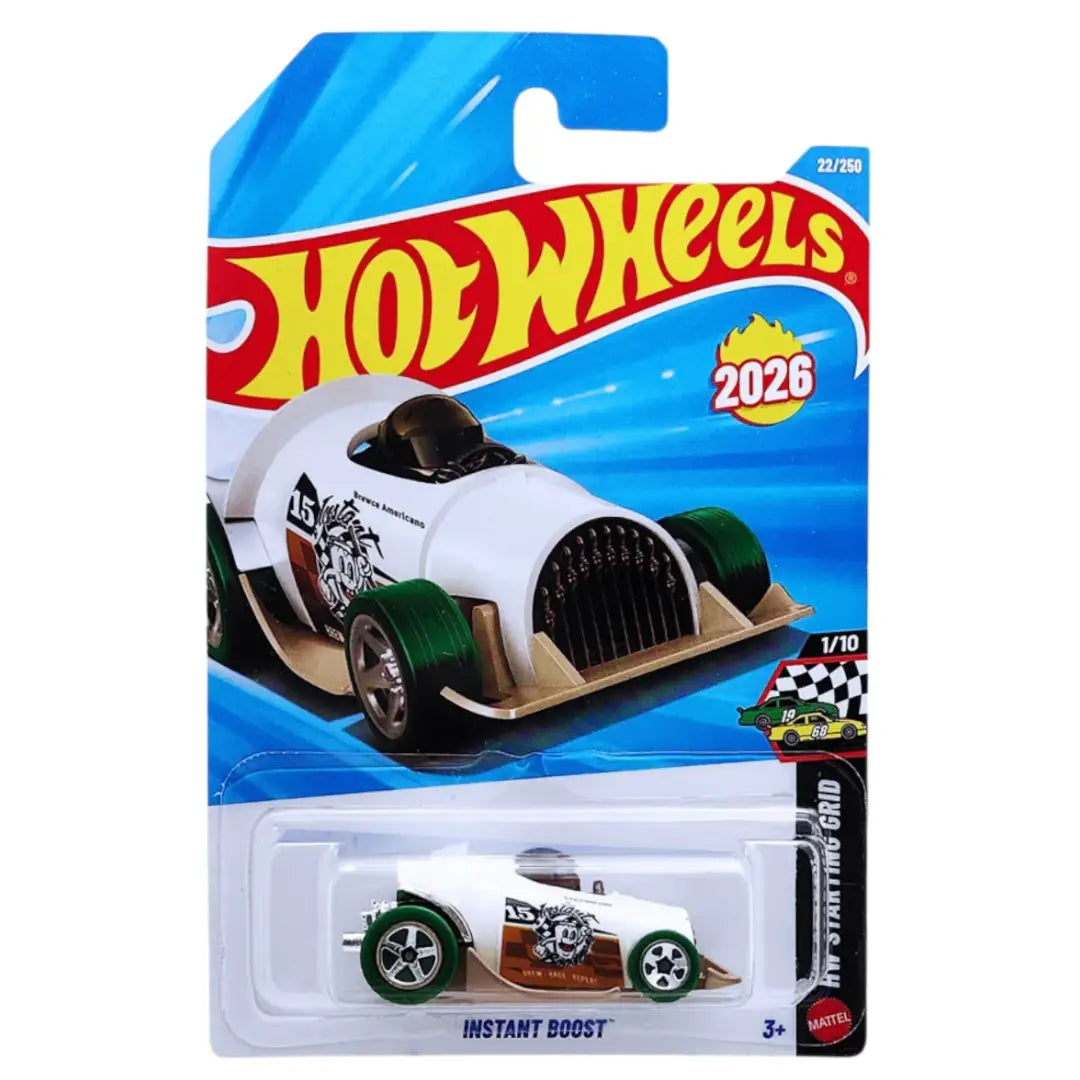 Hot Wheels Instant Boost White HW Starting Grid 22/250 1:64