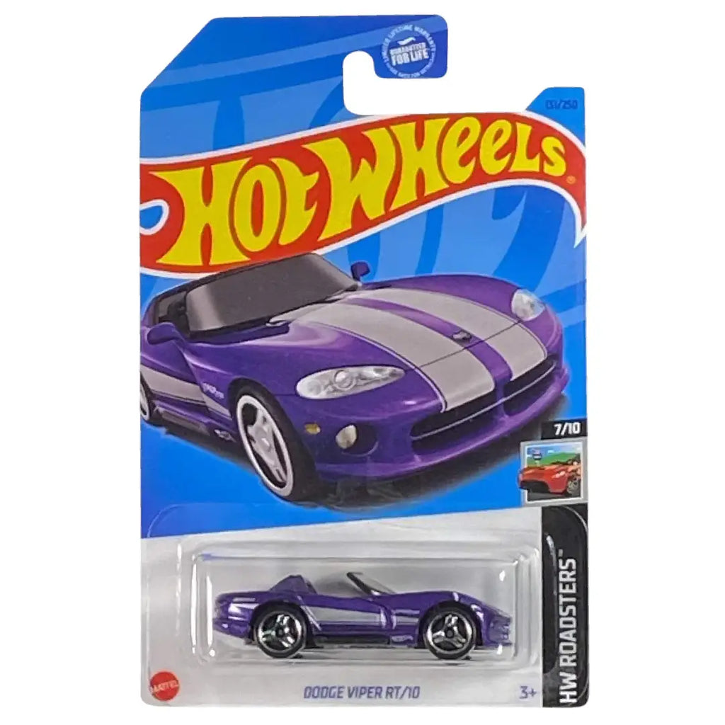 Hot Wheels Dodge Viper RT/10 Purple HW Roadsters 131/250 1:64