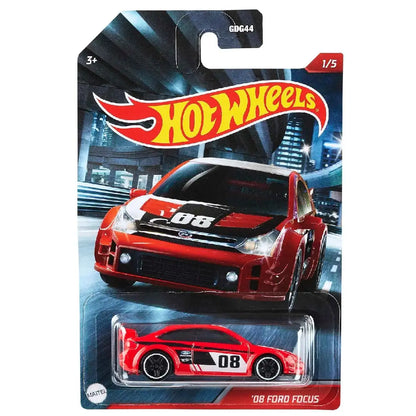 Hot Wheels '08 Ford Focus 2020 Cult Racers 1/5 1:64 Diecast