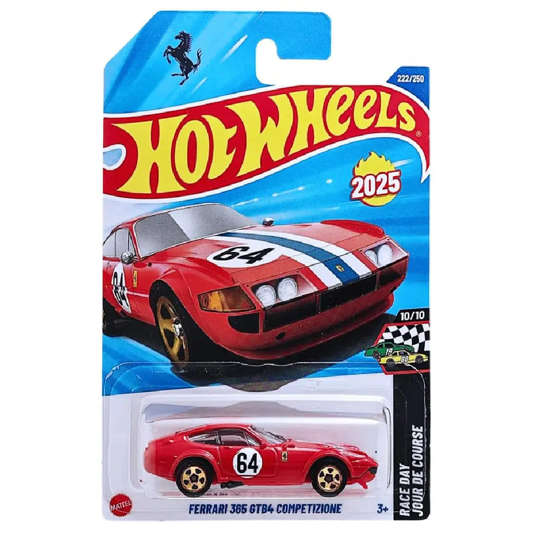 Hot Wheels Ferrari 365 GTB4 Competizione Red Race Day 222/250 1:64