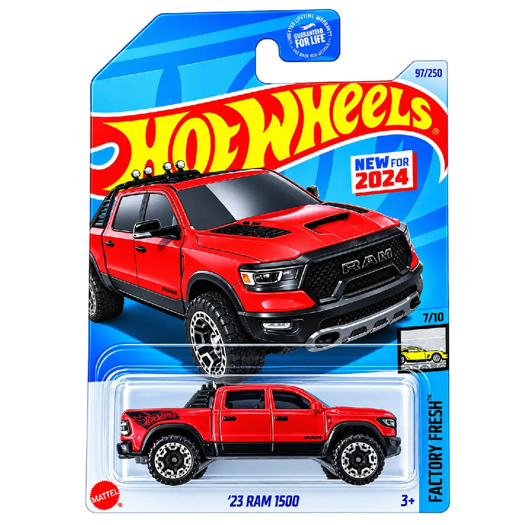 Hot Wheels '23 Ram 1500 Red HW Factory Fresh 7/10 97/250 1:64 Diecast