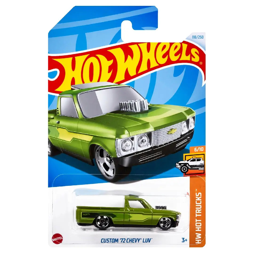 Hot Wheels Custom '72 Chevy LUV Green HW Hot Trucks 118/250 1:64 Diecast