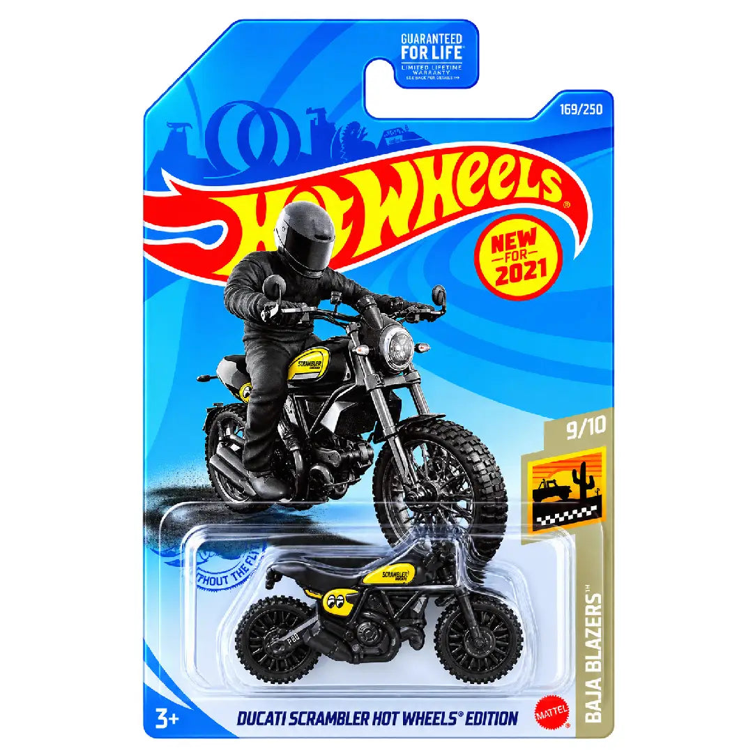 Hot Wheels Ducati Scrambler Black Baja Blazers 9/10 1:64 Diecast