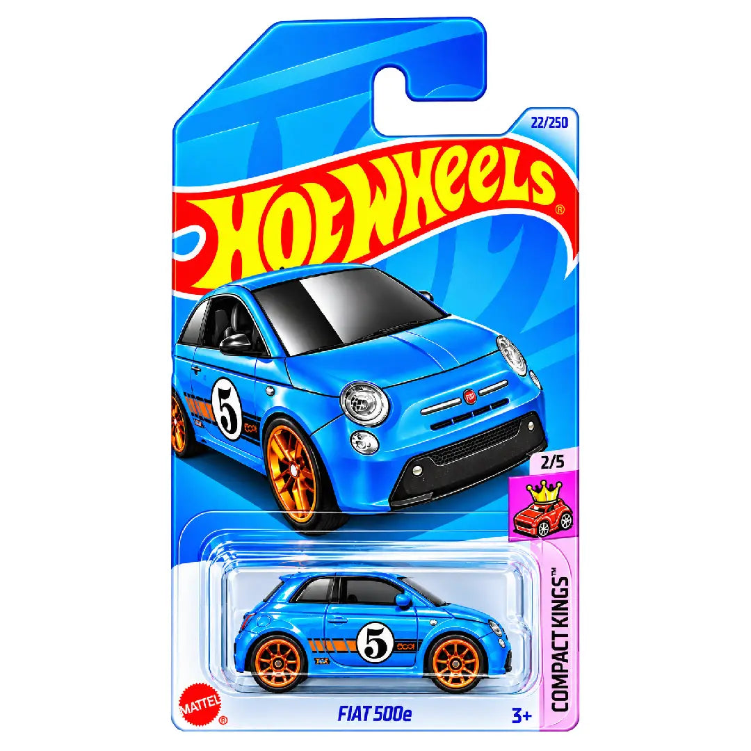 Hot Wheels Fiat 500e Blue Compact Kings 22/250 | PokeTCG – PokéTCG