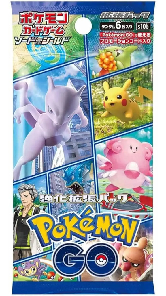 Pokémon GO Sword & Shield S10b Japanese Booster Box Sealed (20 Packs, 6 Cards Per Pack)