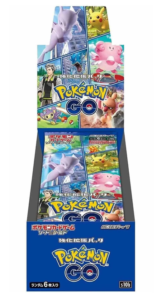 Pokémon GO Sword & Shield S10b Japanese Booster Box Sealed (20 Packs, 6 Cards Per Pack)