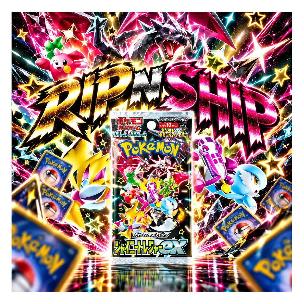 Pokémon TCG Japanese: Scarlet & Violet High Class Shiny Treasure ex Booster Pack | Rip N Ship