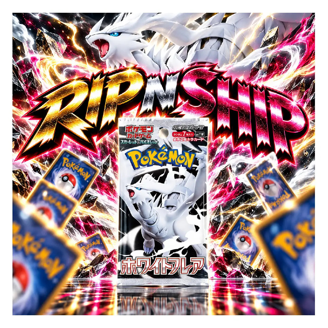 Pokémon TCG Japanese: Scarlet & Violet - White Flare Expansion Pack - 1 Pack | Rip N Ship