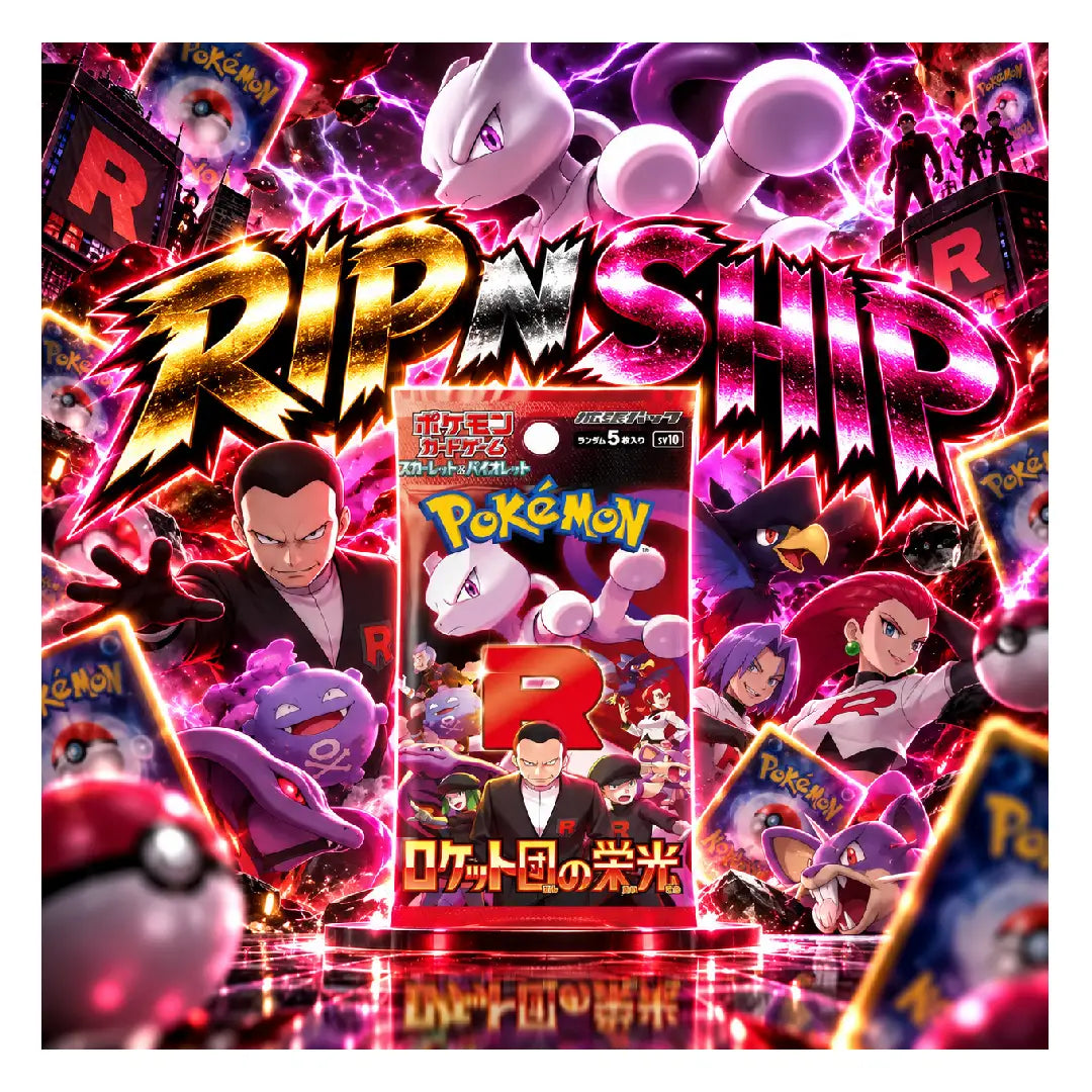 Pokémon TCG Japanese: Glory of Team Rocket Booster Pack | Rip N Ship