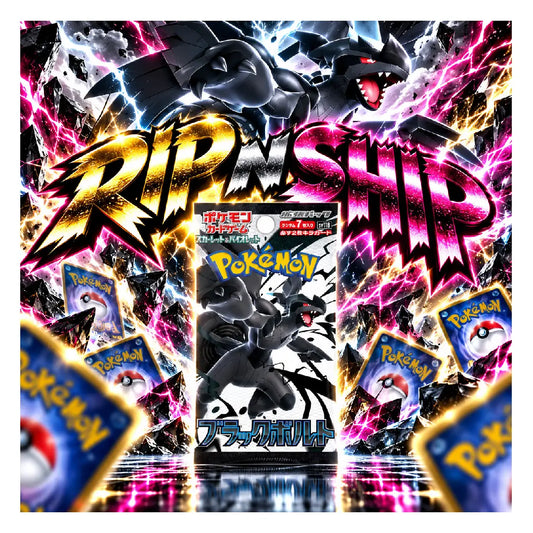 Pokémon TCG Japanese: Scarlet & Violet - Black Bolt Expansion Pack | Rip N Ship