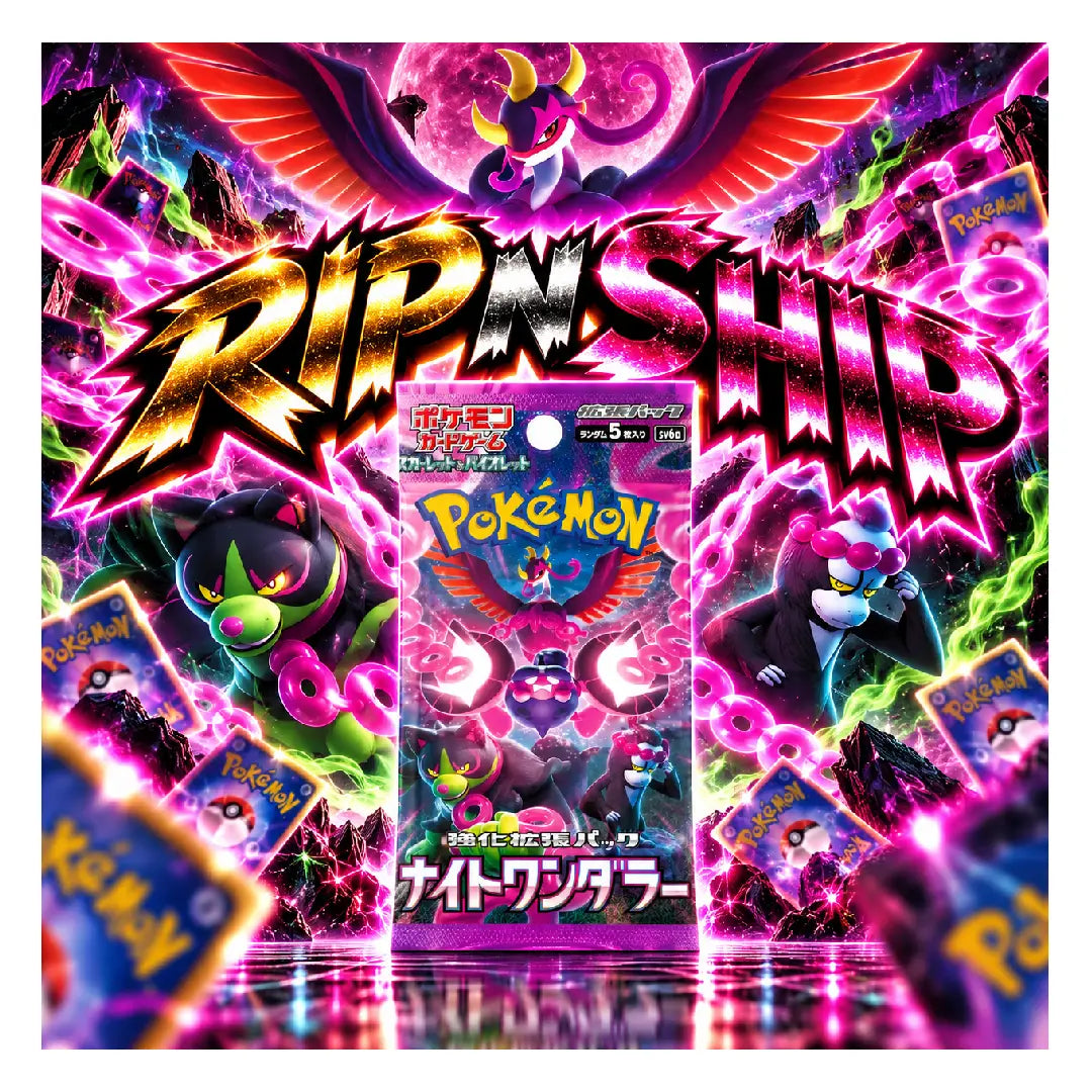 Pokémon TCG Japanese: Scarlet & Violet - Night Wanderer Enhanced Expansion Pack | Rip N Ship