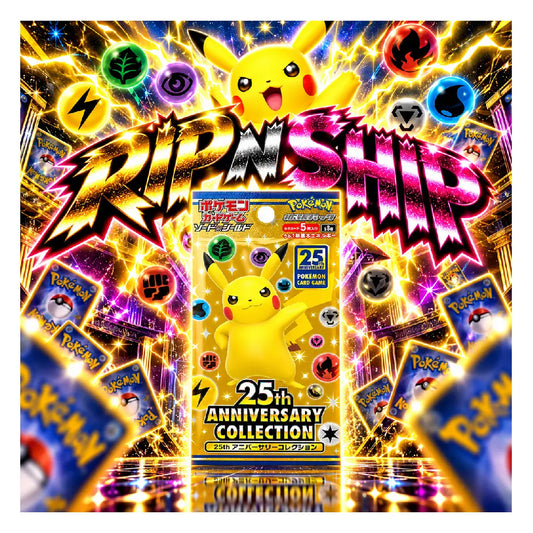 Pokémon TCG Japanese: 25th Anniversary Collection S8a Booster Pack | Rip N Ship