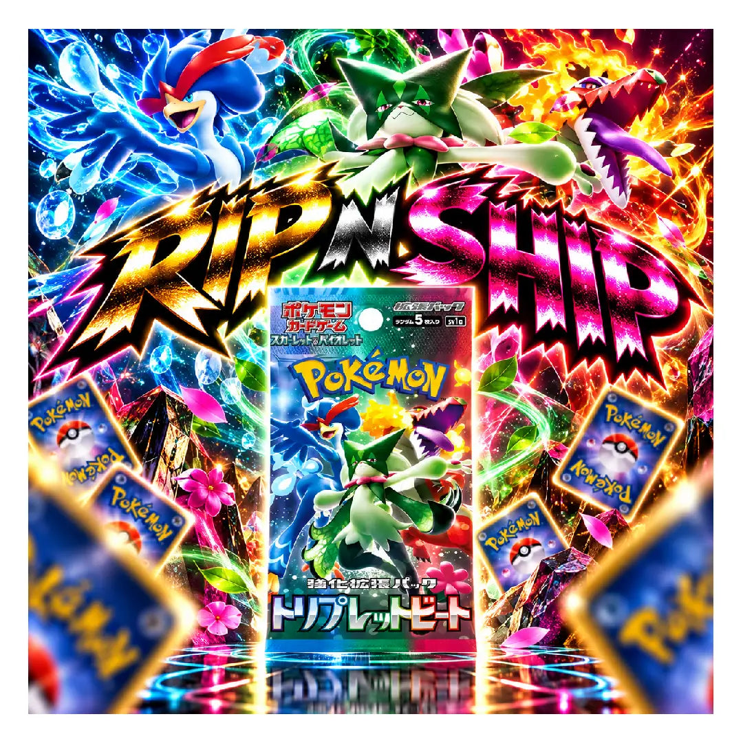 Pokémon TCG Triplet Beat Japanese Booster Pack | Rip N Ship