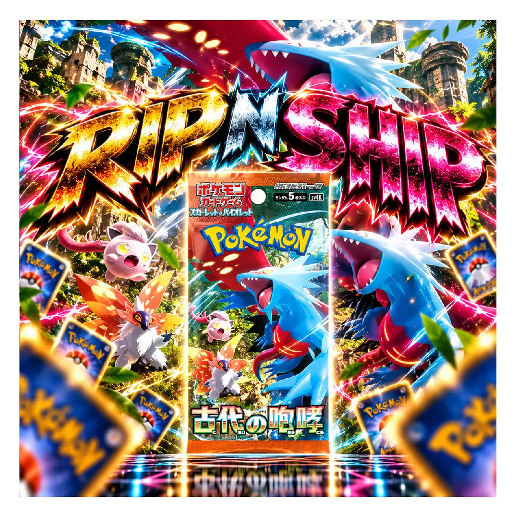 Pokémon TCG Ancient Roar SV4K Japanese Booster Pack | Rip N Ship