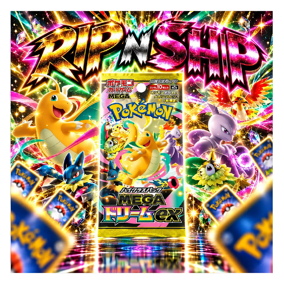 Pokémon TCG MEGA Dream ex Japanese Booster Pack | Rip N Ship