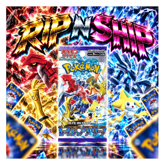 Pokémon TCG Raging Surf Japanese Booster Pack | Rip N Ship