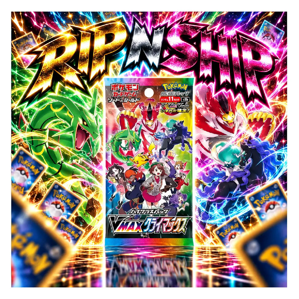 Pokémon TCG VMAX Climax S8b Japanese Booster Pack | Rip N Ship