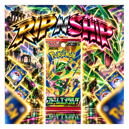 Pokémon TCG MEGA Storm Emerald Japanese Booster Pack | Rip N Ship