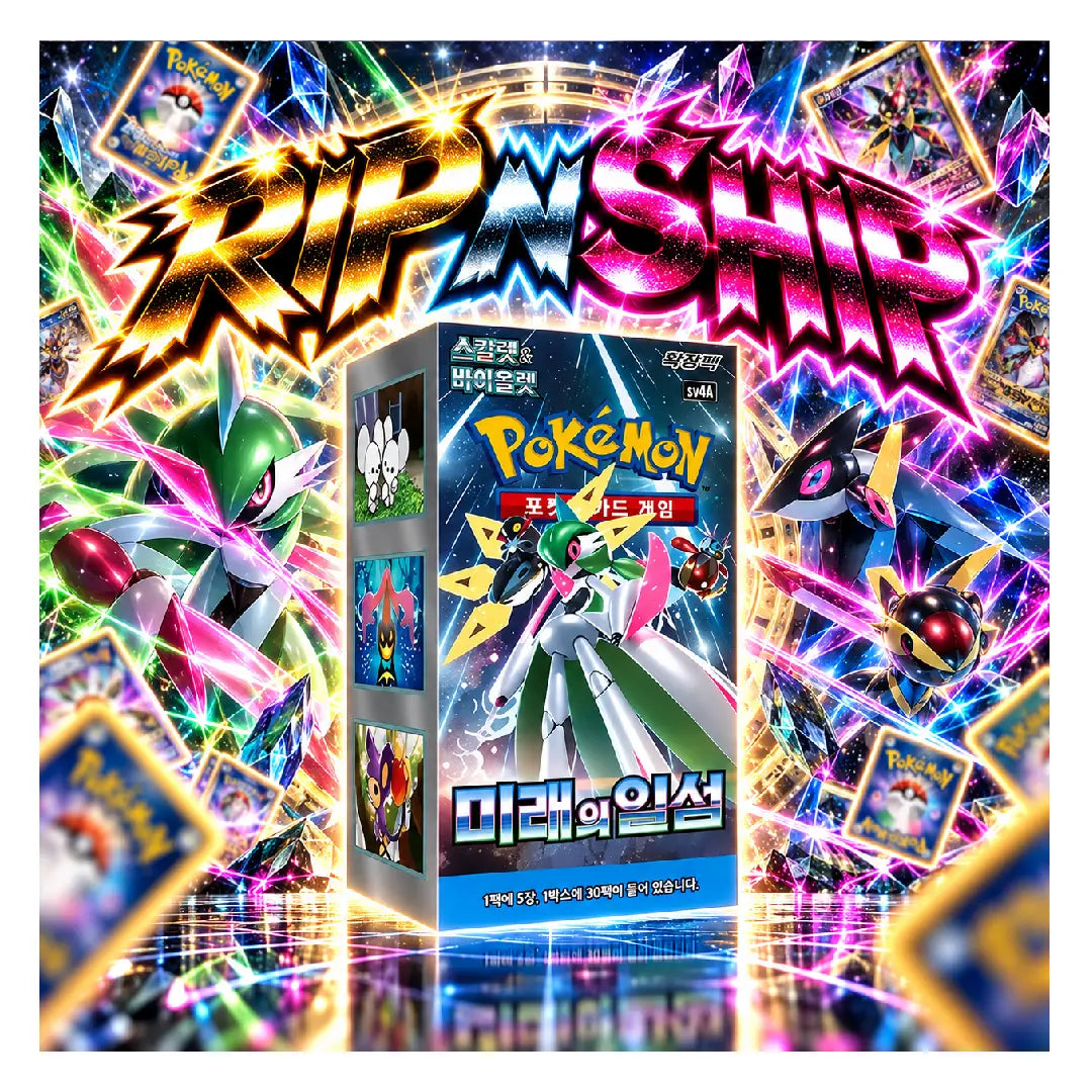 Pokémon TCG Future Flash Korean Booster Box - 30 Packs | Rip N Ship