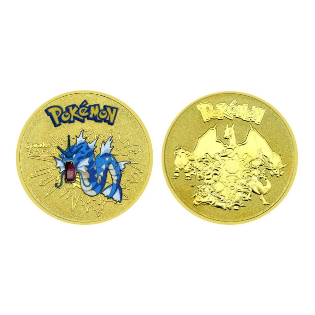 Pokémon Gold Collectible Metal Coins – Charizard, Pikachu, Mewtwo & More