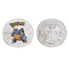 Pokémon Silver Collectible Metal Coin Set – Charizard, Pikachu, Mewtwo & More