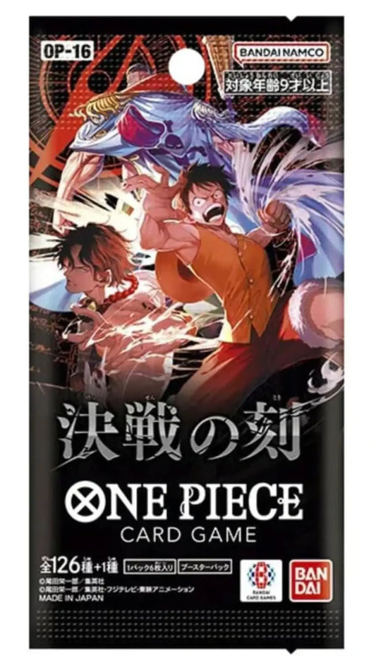 One Piece Card Game OP-16 The Time of Battle Booster Pack Japanese Sealed