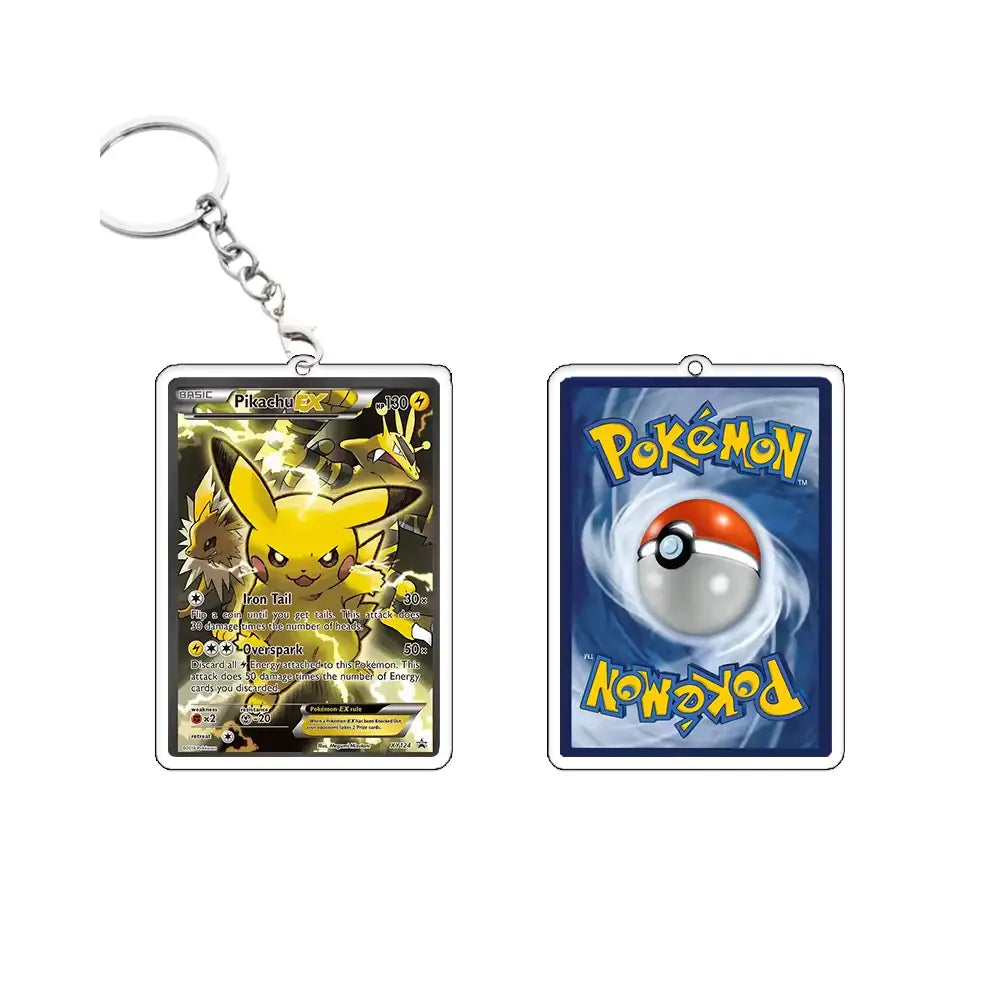 Pokémon Eevee & Friends Acrylic Keychain – Cute Anime Backpack Keyring