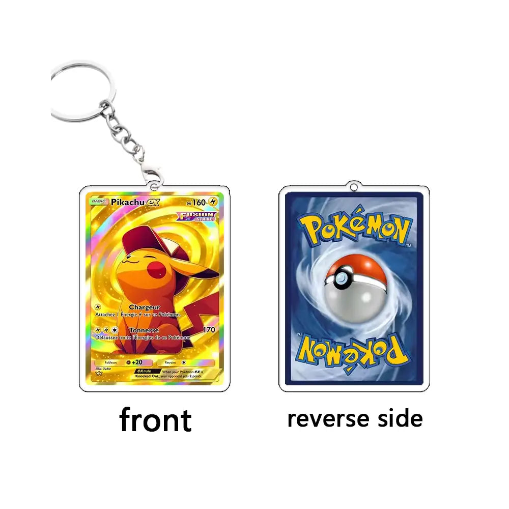 Pokémon Eevee & Friends Acrylic Keychain – Cute Anime Backpack Keyring