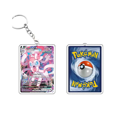 Pokémon Eevee & Friends Acrylic Keychain – Cute Anime Backpack Keyring