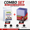 Premium Card Protection Combo – 100+ Card Sleeves & 25 Top Loaders Box