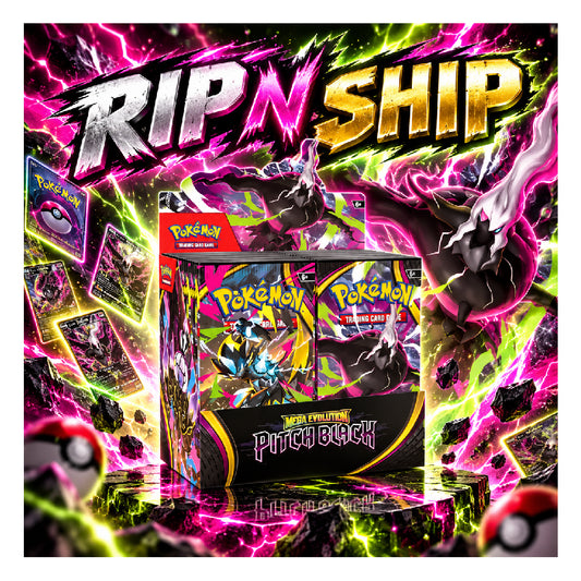 Pokémon Mega Evolution Pitch Black Booster Display 36 Packs Rip N Ship