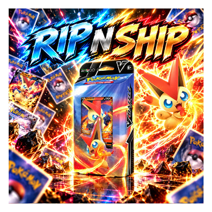 Pokémon TCG Victini V Battle Deck Rip N Ship