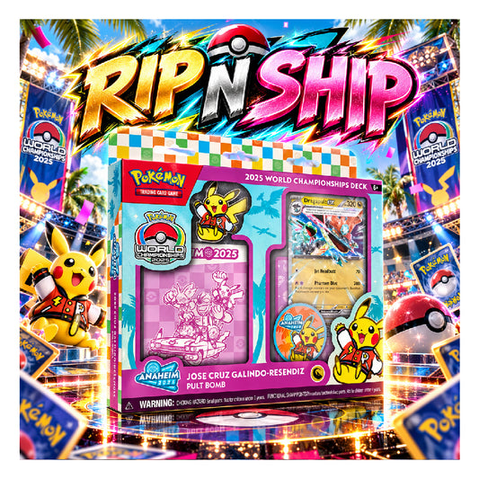 Pokémon TCG 2025 World Championships Deck Jose Cruz Galindo-Resendiz Pult Bomb Rip N Ship
