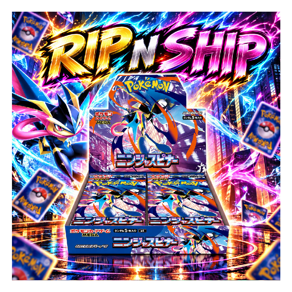 Pokémon TCG Ninja Spinner M4 Booster Box Japanese Rip N Ship