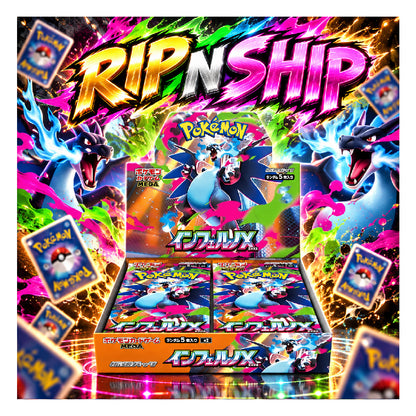 Pokémon Card Game MEGA Expansion Pack Inferno X Box Japanese Rip N Ship