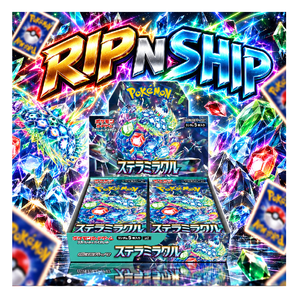 Pokémon TCG Scarlet & Violet Expansion Pack Stellar Miracle Booster Box Japanese Rip N Ship