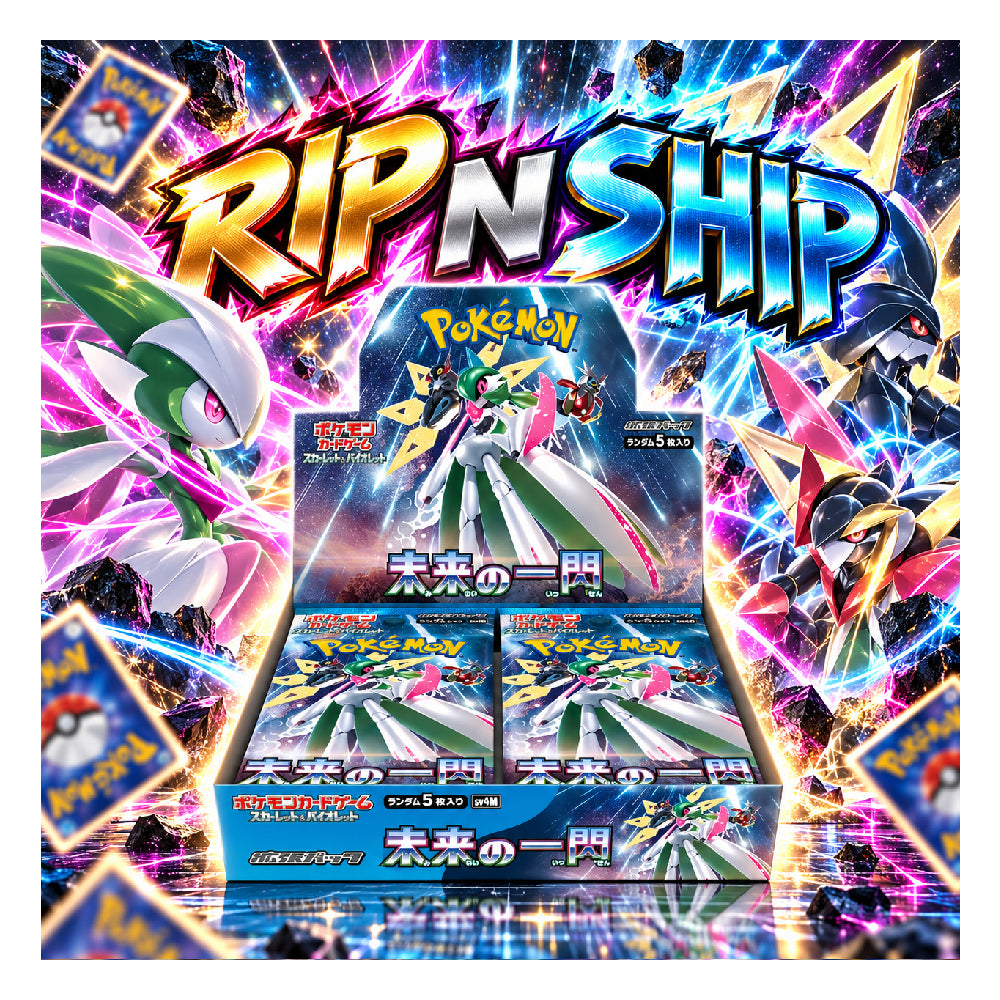 Pokémon Card Game Scarlet & Violet Expansion Pack Future Flash Booster Box – 30 Packs Japanese Rip N Ship