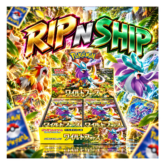 Pokémon TCG Wild Force SV5K Japanese Booster Box - Scarlet & Violet Expansion - Rip N Ship