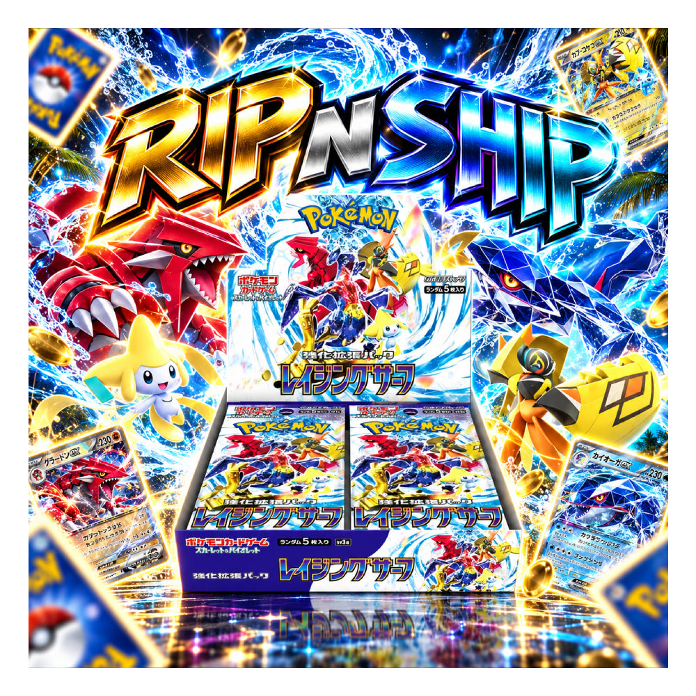 Pokémon TCG Raging Surf Japanese Booster Box - Scarlet & Violet Expansion - Rip N Ship